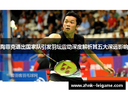 陶菲克退出国家队引发羽坛震动深度解析其五大深远影响
