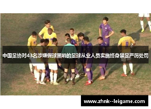 中国足协对43名涉嫌假球黑哨的足球从业人员实施终身禁足严厉处罚
